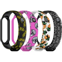 Комплект ремінців ARMORSTANDART для Xiaomi Mi Band 6/5 4 шт (ARM59727) Комплект ремінців ARMORSTANDART для Xiaomi Mi Band 6/5 4 шт (ARM59727)