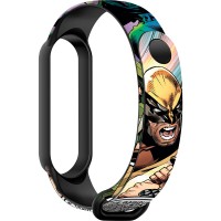 Ремінець ARMORSTANDART Wolverine comix для Xiaomi Mi Band 6/5 Black (ARM59265) Ремінець ARMORSTANDART Wolverine comix для Xiaomi Mi Band 6/5 Black (ARM59265)