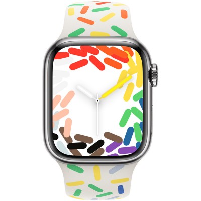 Ремінець APPLE Pride Edition Sport Band 41mm M/L (MRTM3ZM/A) Ремінець APPLE Pride Edition Sport Band 41mm M/L (MRTM3ZM/A)