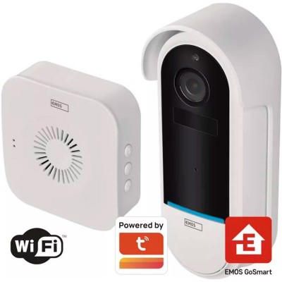 Бездротовий Smart відеодзвінок Emos H4032 на акумуляторі з Wi-Fi (H4032)