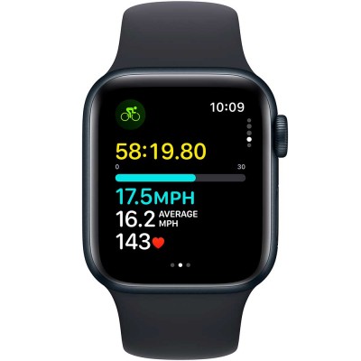 Смарт-годинник APPLE Watch SE 2023 GPS 44mm Midnight Alum Midnight Sp/b - M/L (MRE93QP/A)