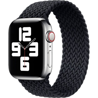 Ремінець ArmorStandart Braided Solo Loop для Apple Watch 42/44/45/49mm Charcoal Size 10 (172 mm) (ARM58074)