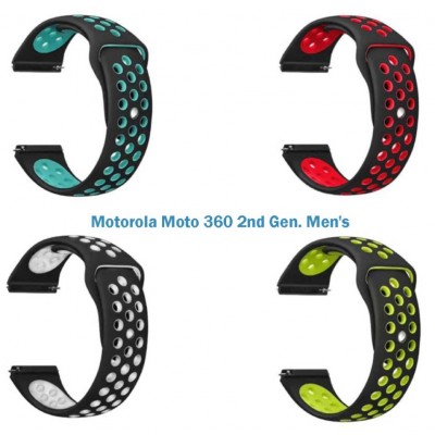 Набір ремінців BECOVER Vents Style Motorola Moto 360 2nd Gen. Men's Girl (706532) Набір ремінців BECOVER Vents Style Motorola Moto 360 2nd Gen. Men's Girl (706532)