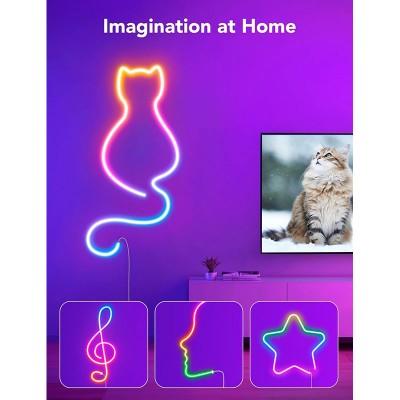 Розумна світлодіодна стрічка GOVEE H61A2 Neon LED Strip Light 5 м White (H61A23D1)