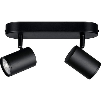 Розумний світильник WIZ IMAGEO Spots накладний точковий 2x5W 2200-6500K RGB Wi-Fi Black (929002659101)