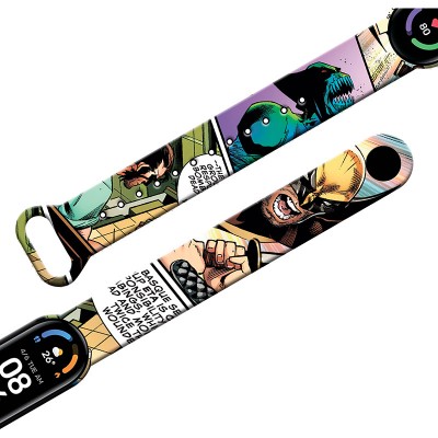 Ремінець ARMORSTANDART Wolverine comix для Xiaomi Mi Band 6/5 Black (ARM59265) Ремінець ARMORSTANDART Wolverine comix для Xiaomi Mi Band 6/5 Black (ARM59265)
