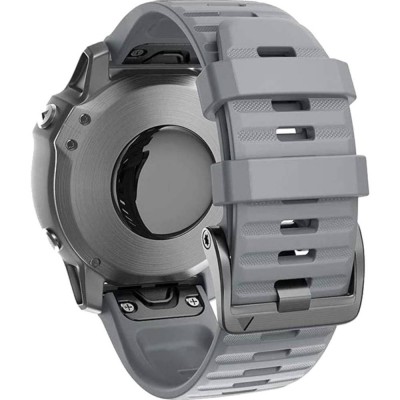 Ремінець ARMORSTANDART для Garmin Fenix 5/6 Silicone 22mm Grey (ARM60797) Ремінець ARMORSTANDART для Garmin Fenix 5/6 Silicone 22mm Grey (ARM60797)