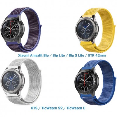 Набір ремінців BECOVER Nylon Style для Xiaomi Amazfit Bip / Bip Lite Girl (706548)