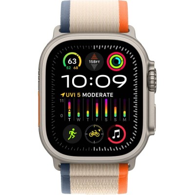 Смарт-годинник APPLE Watch Ultra 2 GPS + Cellular, 49mm Titan Orange/Beige Trail Loop - M/L (MRF23UL/A)