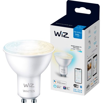 Розумна лампа WIZ GU10 4.7W 400Lm 2700-6500K Wi-Fi (929002448302) Розумна лампа WIZ GU10 4.7W 400Lm 2700-6500K Wi-Fi (929002448302)