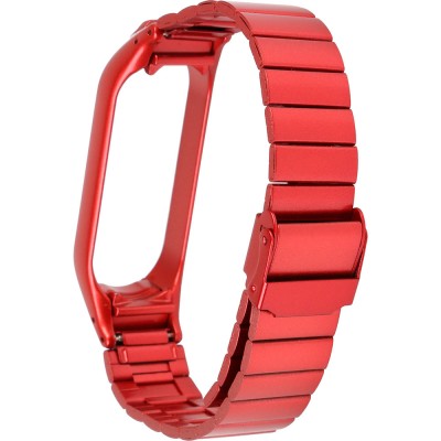 Браслет ARMORSTANDART Metal Band Link 603 для Xiaomi Mi Band 6/5 Red (ARM59068)