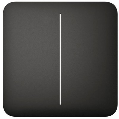 Кнопка AJAX SoloButton 2-gang для LightSwitch, Jeweler Black (000029797)