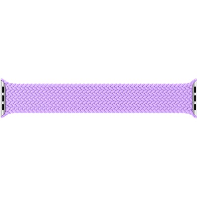 Ремінець ARMORSTANDART Braided Solo Loop Apple Watch 38/40/41mm Lavender Grey 120 mm (ARM64897)