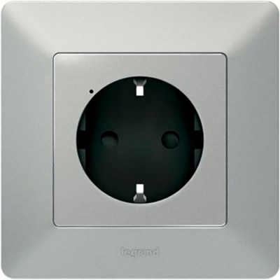 Розумна розетка LEGRAND NETATMO 2К + З 16А 230В Silver (752394) Розумна розетка LEGRAND NETATMO 2К + З 16А 230В Silver (752394)