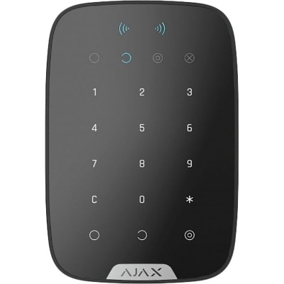 AJAX Бездротова сенсорна клавіатура Keypad Plus чорна AJAX Бездротова сенсорна клавіатура Keypad Plus чорна