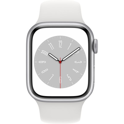 Смарт-годинник APPLE Watch Series 8 GPS 41 Silver Alum White Sp/B (MP6K3UL/A) Смарт-годинник APPLE Watch Series 8 GPS 41 Silver Alum White Sp/B (MP6K3UL/A)
