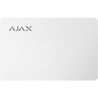 Набір безконтактних карток AJAX Pass White 3 шт (000022786) Набір безконтактних карток AJAX Pass White 3 шт (000022786)