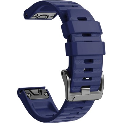 Ремінець ARMORSTANDART для Garmin Fenix 5x/6x Silicone 26mm Dark Blue (ARM60804) Ремінець ARMORSTANDART для Garmin Fenix 5x/6x Silicone 26mm Dark Blue (ARM60804)