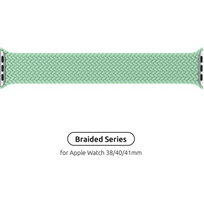 Ремінець ARMORSTANDART Braided Solo Loop Apple Watch 38/40/41mm Mint Size 6 144 mm (ARM64902) Ремінець ARMORSTANDART Braided Solo Loop Apple Watch 38/40/41mm Mint Size 6 144 mm (ARM64902)