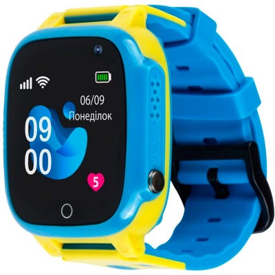 Смарт-годинник AMIGO GO008 GLORY GPS WIFI Blue-Yellow Смарт-годинник AMIGO GO008 GLORY GPS WIFI Blue-Yellow