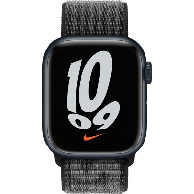 Ремінець Apple Nike Sport Loop 41mm для Apple Watch 38/40 mm Black/Summit White (MPHW3ZM/A) Ремінець Apple Nike Sport Loop 41mm для Apple Watch 38/40 mm Black/Summit White (MPHW3ZM/A)