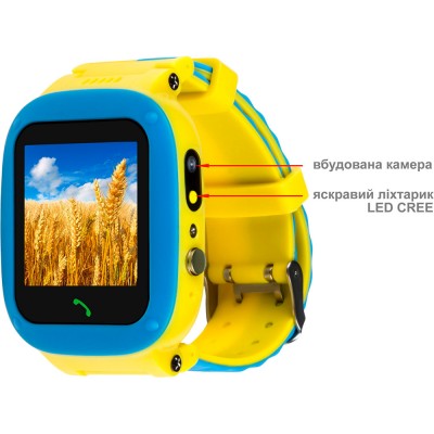 Смарт-годинник AMIGO GO004 GLORY Blue-Yellow Смарт-годинник AMIGO GO004 GLORY Blue-Yellow