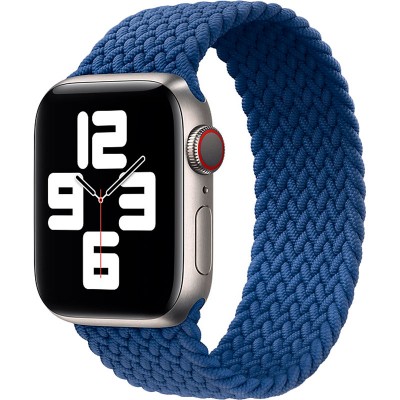 Ремінець ArmorStandart Braided Solo Loop для Apple Watch 42/44/45/49mm Atlantic Blue Size 6 (148 mm) (ARM58078)