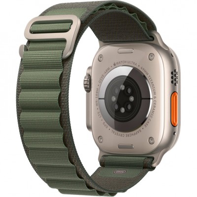 Ремінець Apple Alpine Loop для Apple Watch 49mm Medium Green (MQE33ZM/A)