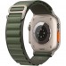 Ремінець Apple Alpine Loop для Apple Watch 49mm Medium Green (MQE33ZM/A)