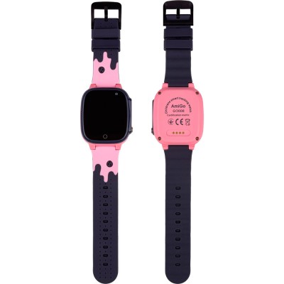 Смарт-годинник AMIGO GO008 MILKY GPS WIFI Pink Смарт-годинник AMIGO GO008 MILKY GPS WIFI Pink