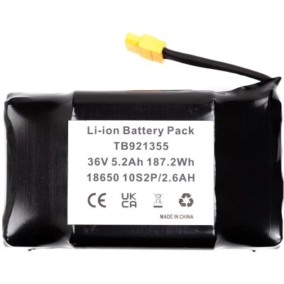 Акумулятор POWERPLANT для Xiaomi scooters 36V 5.2Ah 18650 10S2P/2.6Ah (TB921355)