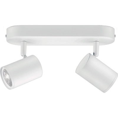 Розумний світильник WIZ IMAGEO Spots накладний точковий 2x5W 2200-6500K RGB Wi-Fi White (929002658801)
