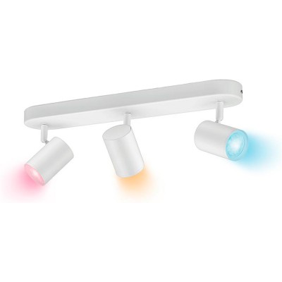 Розумний світильник WIZ IMAGEO Spots накладний точковий 3x5W 2200-6500K RGB Wi-Fi White (929002658901)