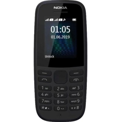 Мобільний телефон NOKIA 105 TA-1203 Black (16KIGB01A13) Мобільний телефон NOKIA 105 TA-1203 Black (16KIGB01A13)