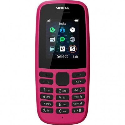 Мобільний телефон NOKIA 105 Single Sim 2019 Pink (16KIGP01A13) Мобільний телефон NOKIA 105 Single Sim 2019 Pink (16KIGP01A13)