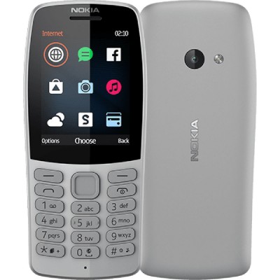 Мобільний телефон NOKIA 210 Dual SIM Grey (TA-1139)