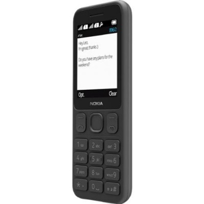 Мобільний телефон NOKIA 125 Dual SIM Black (16GMNB01A17)