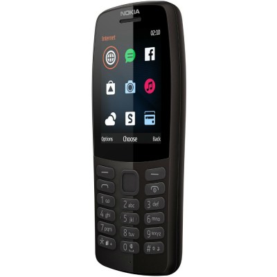 Мобільний телефон NOKIA 210 Dual SIM Black (TA-1139)