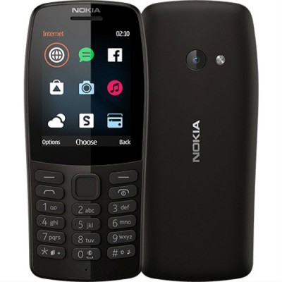 Мобільний телефон NOKIA 210 Dual SIM Black (TA-1139) Мобільний телефон NOKIA 210 Dual SIM Black (TA-1139)