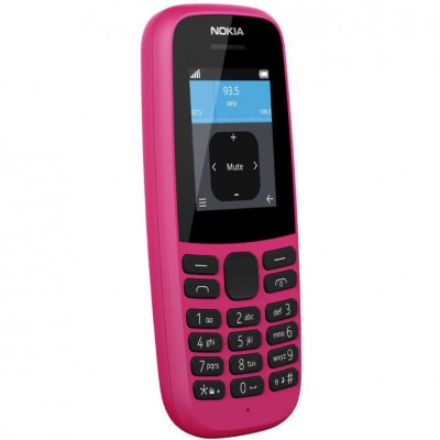 Мобільний телефон NOKIA 105 Single Sim 2019 Pink (16KIGP01A13)