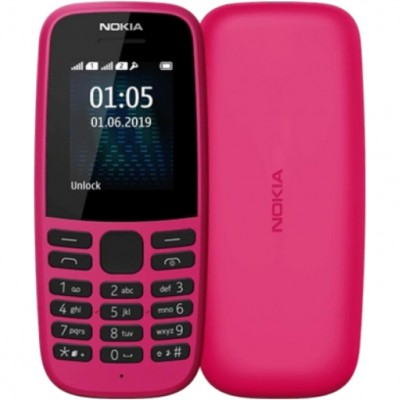 Мобільний телефон NOKIA 105 Single Sim 2019 Pink (16KIGP01A13)
