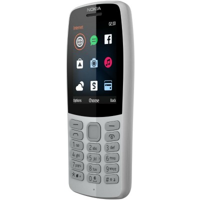 Мобільний телефон NOKIA 210 Dual SIM Grey (TA-1139)