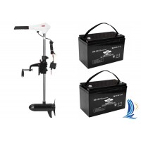 Электромотор Haibo D54 + два аккумулятора Haswing 100Ah Электромотор Haibo D54 + два аккумулятора Haswing 100Ah