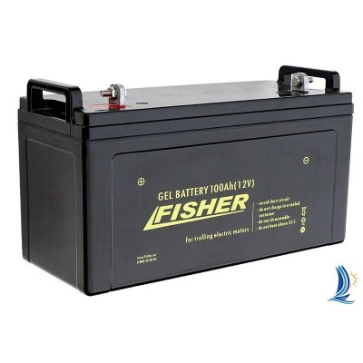 Лодочный электромотор Fisher 36 аккумулятор Gel 100Ah