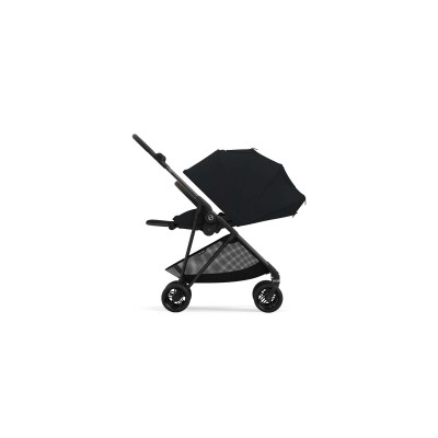 Коляска Cybex Melio Carbon Moon Black (з бампером) (522002639) Коляска Cybex Melio Carbon Moon Black (з бампером) (522002639)