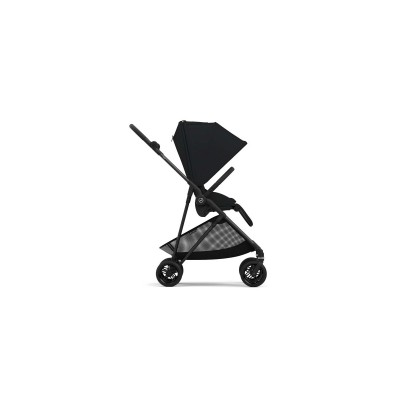 Коляска Cybex Melio Carbon Moon Black (з бампером) (522002639) Коляска Cybex Melio Carbon Moon Black (з бампером) (522002639)