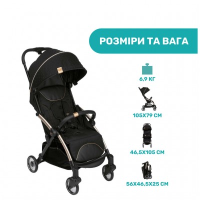 Коляска Chicco Goody Plus Black Re-Lux (79877.56) Коляска Chicco Goody Plus Black Re-Lux (79877.56)