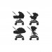 Коляска Cybex Melio Carbon Moon Black (з бампером) (522002639)