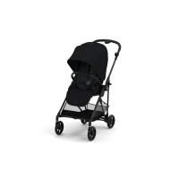 Коляска Cybex Melio Carbon Moon Black (з бампером) (522002639) Коляска Cybex Melio Carbon Moon Black (з бампером) (522002639)