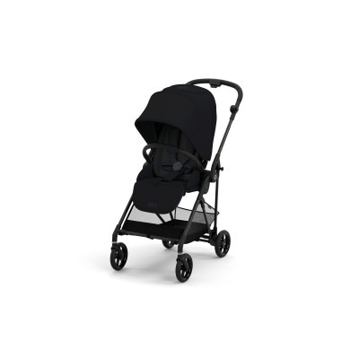 Коляска Cybex Melio Carbon Moon Black (з бампером) (522002639) Коляска Cybex Melio Carbon Moon Black (з бампером) (522002639)